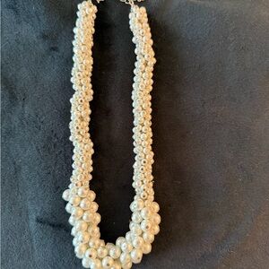 Classic Ivory Pearl Statement Necklace - Women Jewelry